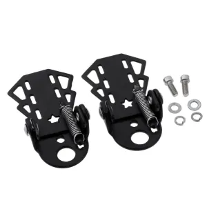 1 Pair Universal Rear Seat   Bike Cycling Riding Footpegs