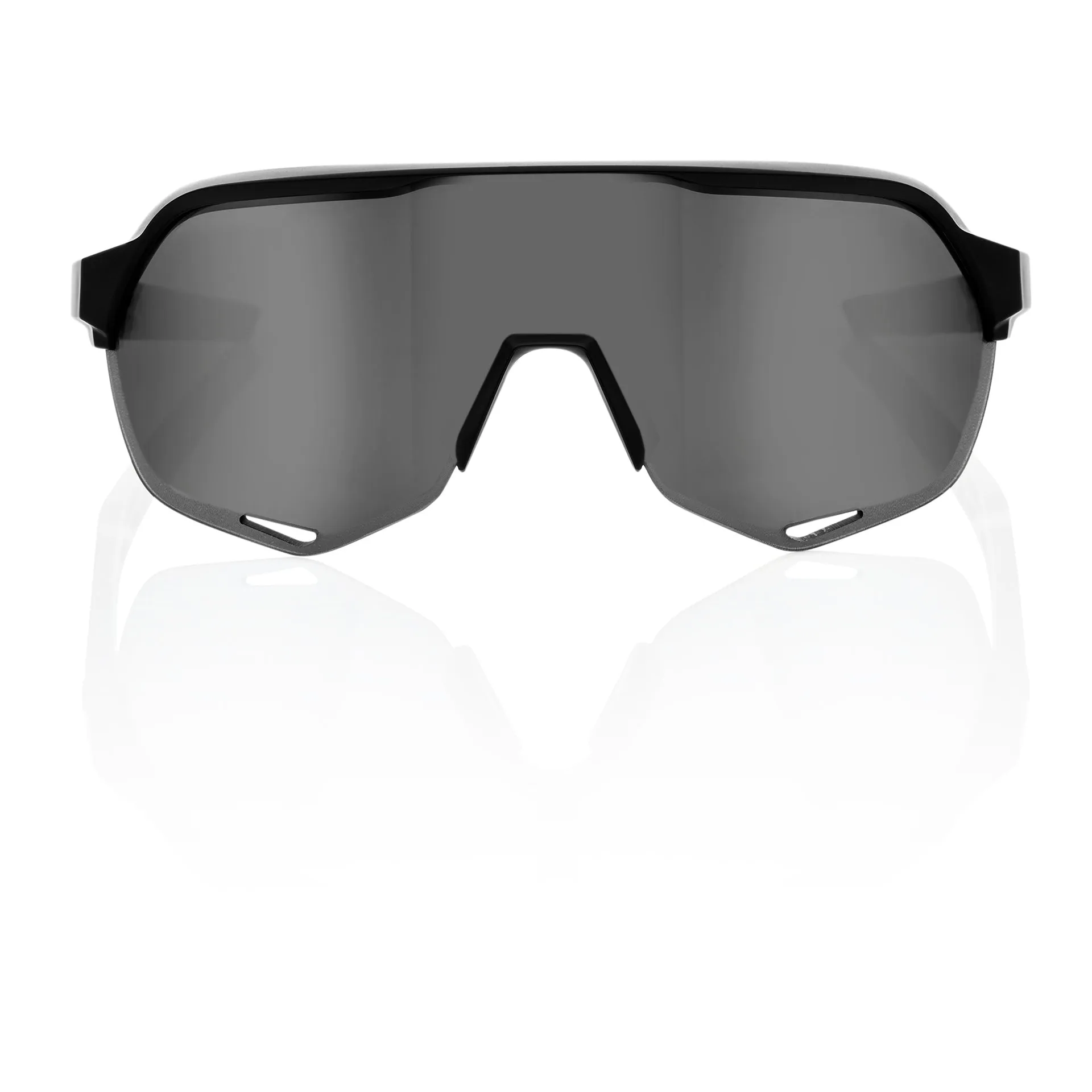 100% S2 Cycling Sunglasses - Soft Tact Black - Smoke