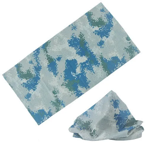 21 Style camouflage Polyester Scarves Outdoor Sports Bandanas Camping Headwear Hiking  Washouts Hunting Headwear Magic Scarves