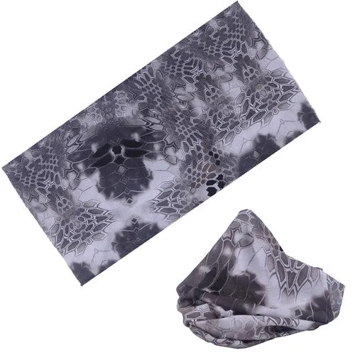 21 Style camouflage Polyester Scarves Outdoor Sports Bandanas Camping Headwear Hiking  Washouts Hunting Headwear Magic Scarves