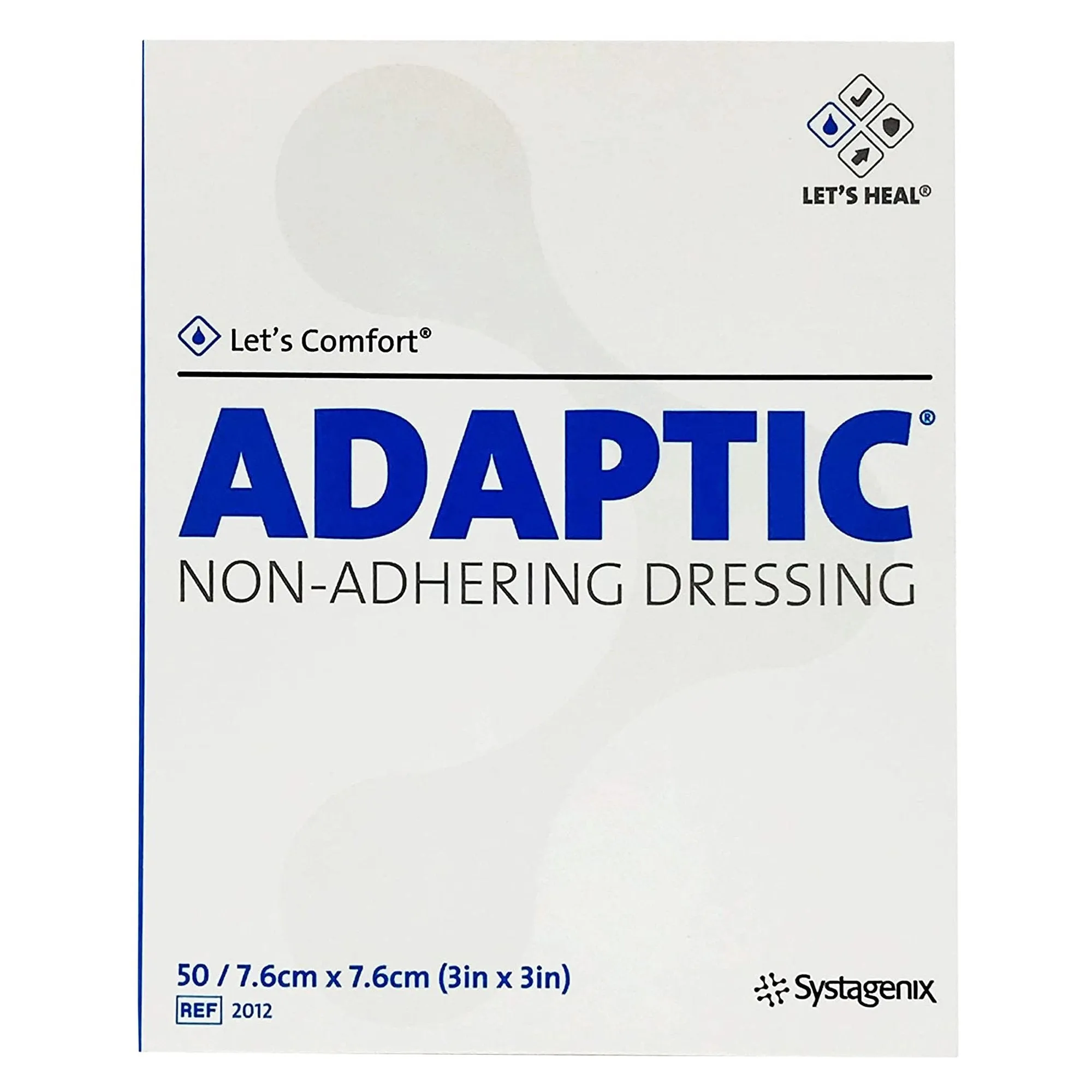 3M™ Adaptic™ Oil Emulsion Impregnated Dressing, 3 x 3 Inch, 1 Box of 50