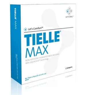 Acelity (Systagenix) MTP702 Tielle Max Non-Adhesive Hydropolymer Dressing 15cm x 20cm (5-7/8" x 7-3/4")