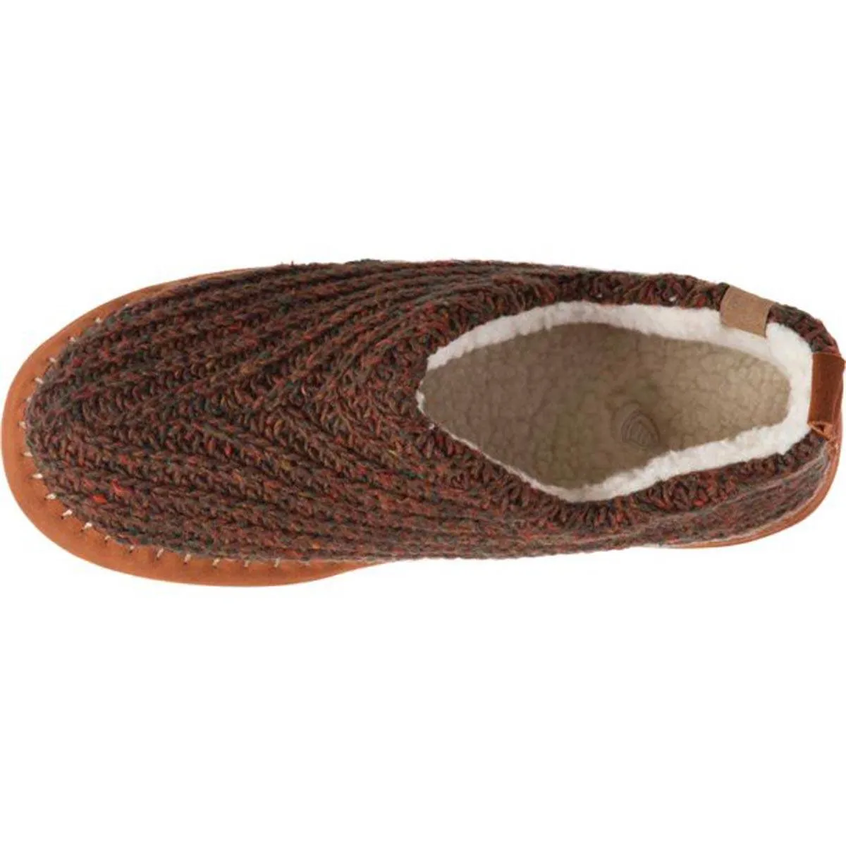 Acorn Women’s Moc Slippers - Sustainable Camden Walnut Wool, Large | A19019WALWL