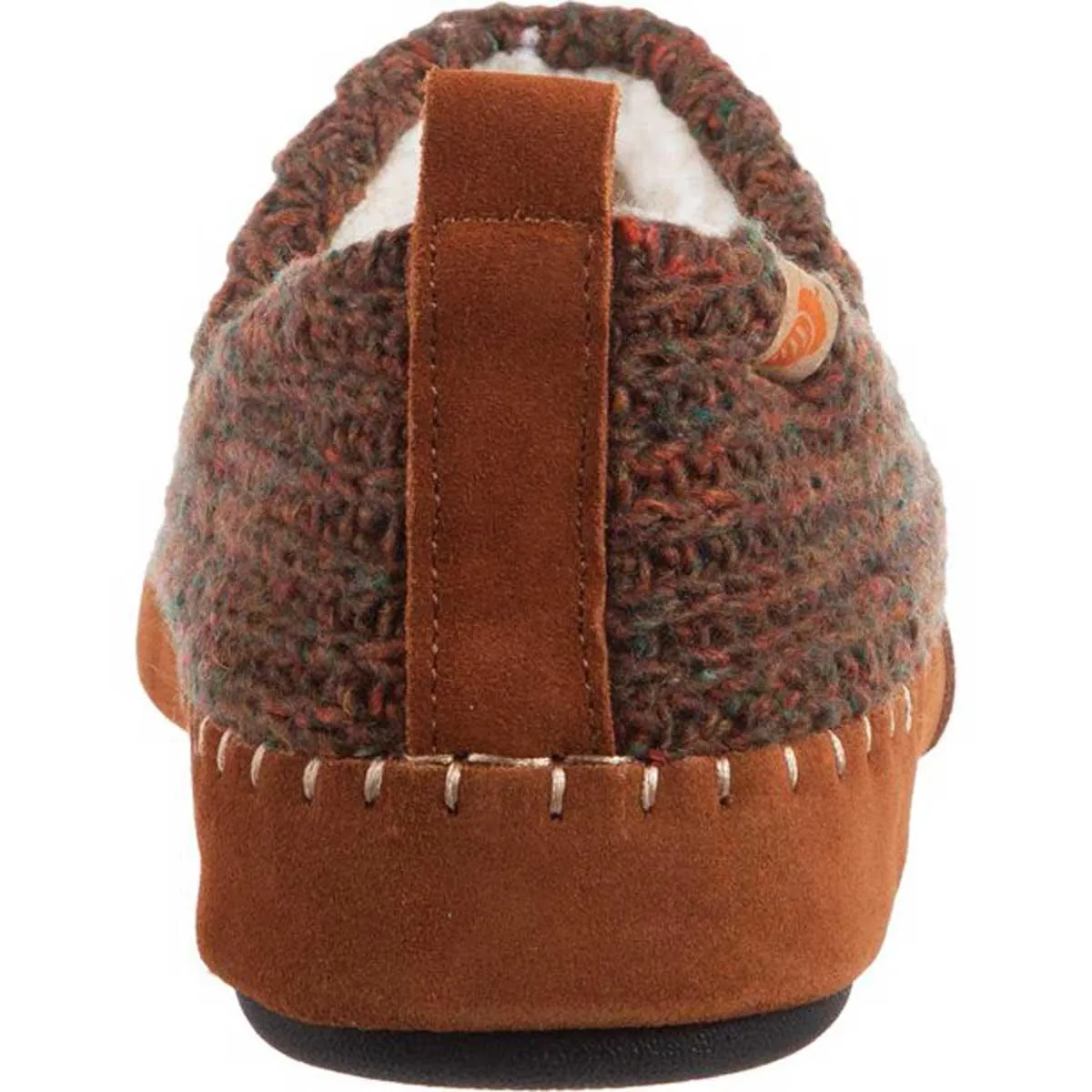 Acorn Women’s Moc Slippers - Sustainable Camden Walnut Wool, Large | A19019WALWL