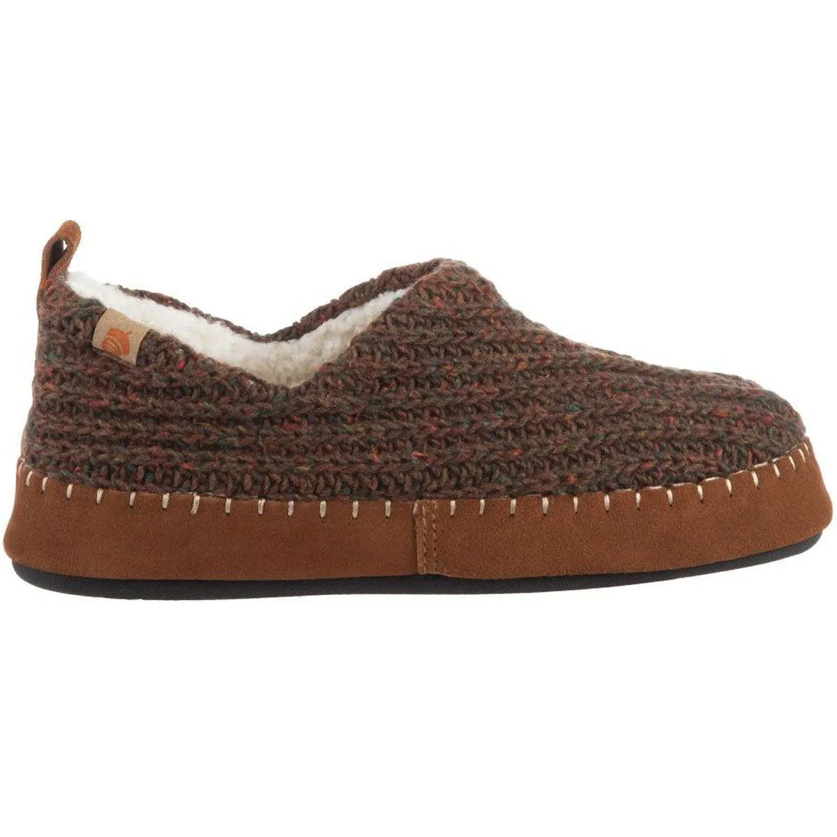 Acorn Women’s Moc Slippers - Sustainable Camden Walnut Wool, Large | A19019WALWL