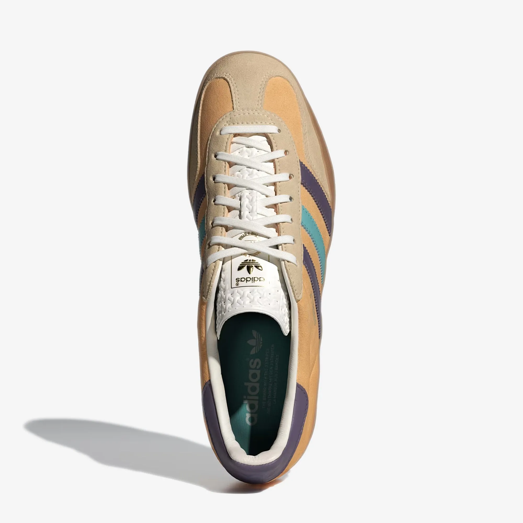 Adidas Originals | GAZELLE INDOOR { GLOW ORANGE/VIOLET/OFF WHITE