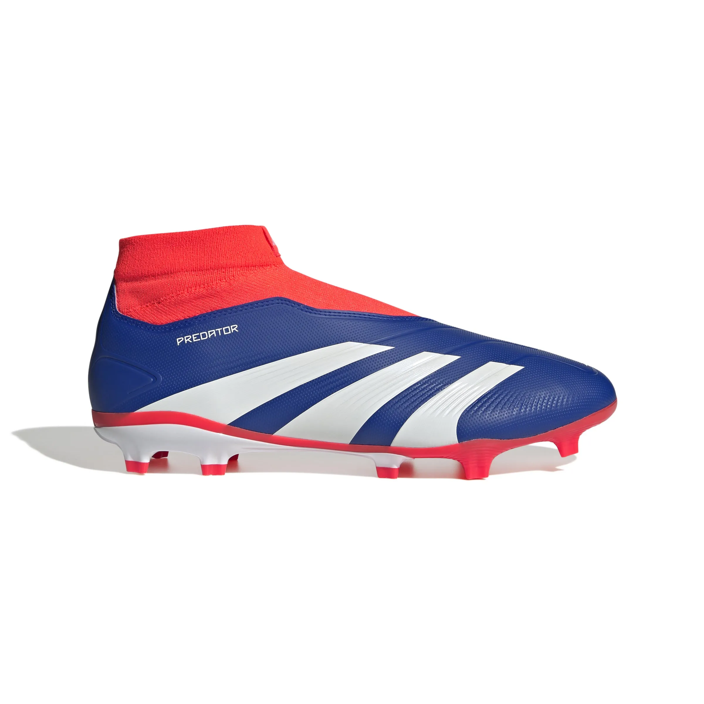 adidas Predator League LL FG Firm Ground Soccer Cleat - LucBlu/ FtwWhite/ Solar Red