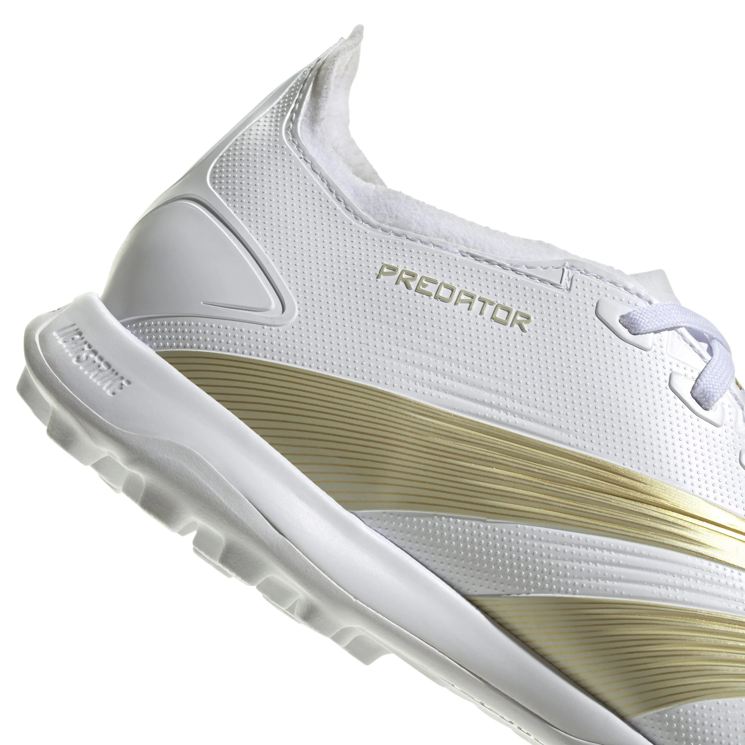 adidas Predator League TF Turf Soccer Cleat - White/ White/ Gold