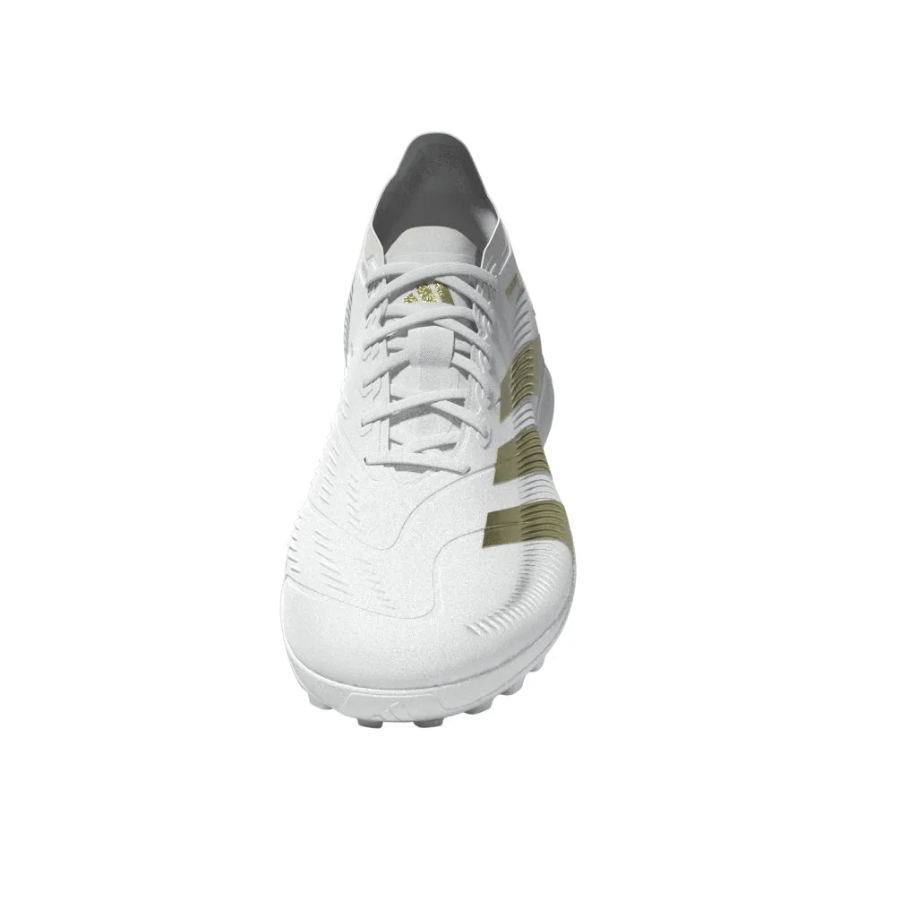 adidas Predator League TF Turf Soccer Cleat - White/ White/ Gold