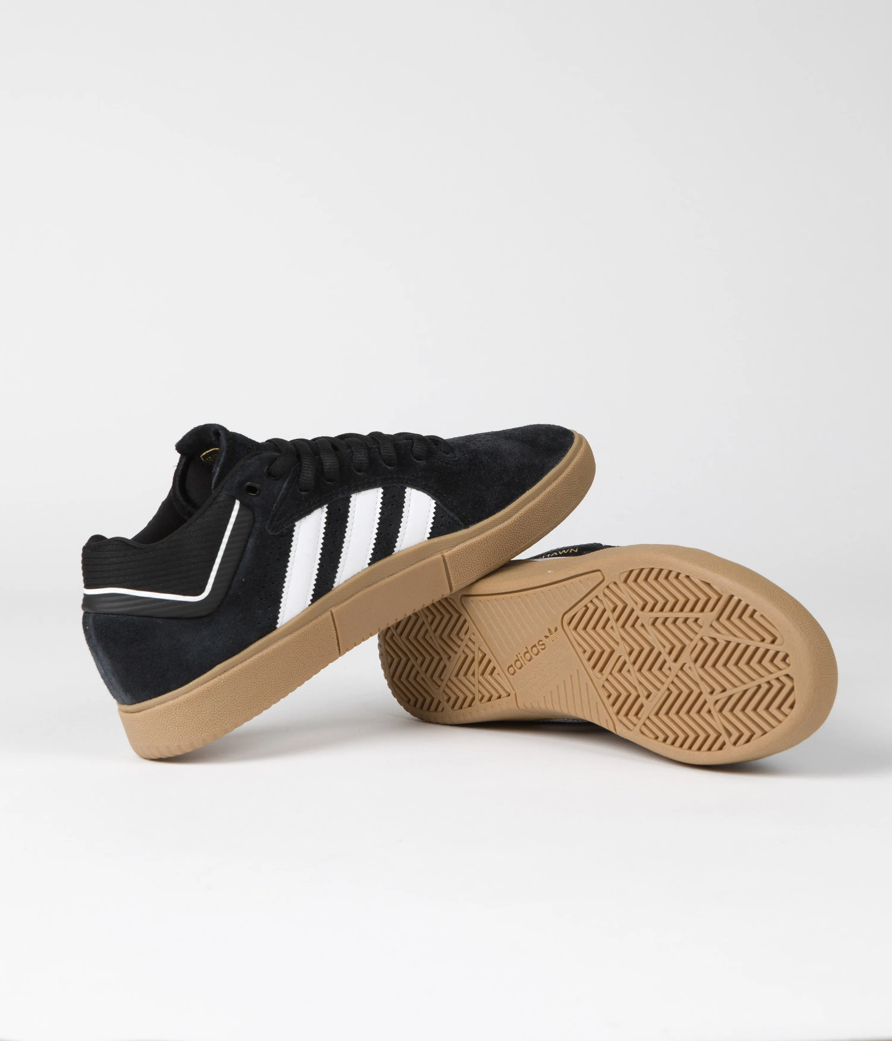 Adidas Tyshawn Shoes - Core Black / FTWR White / Gold Metallic