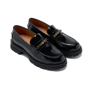 AiciBerllucci -SUNNY -Black Loafers for Women, Business Casual Shoes, Women's Loafers & Slip-Ons, Womens Chunky Loafers Comfortable Platform Loafers for Women