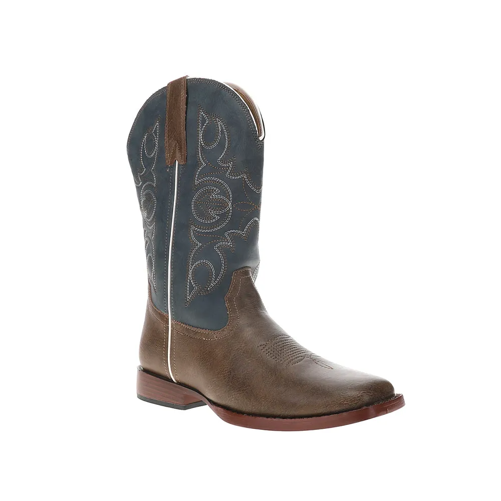 Ainsley Square Toe Cowboy Boots (Big Kid)