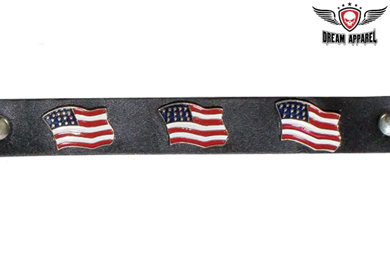 American Flag Boot Chains