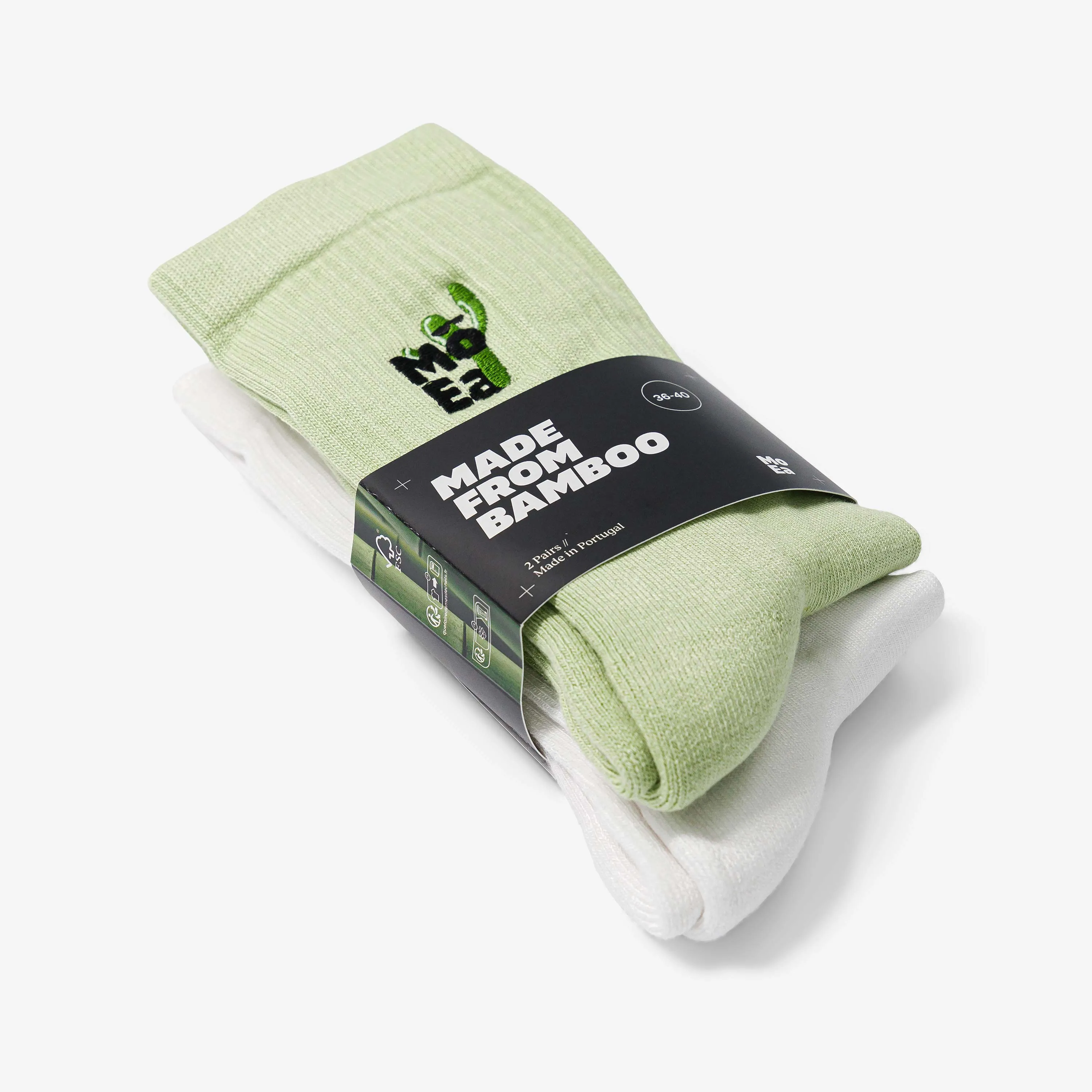 Bamboo socks x2 pairs - Cactus Bundle