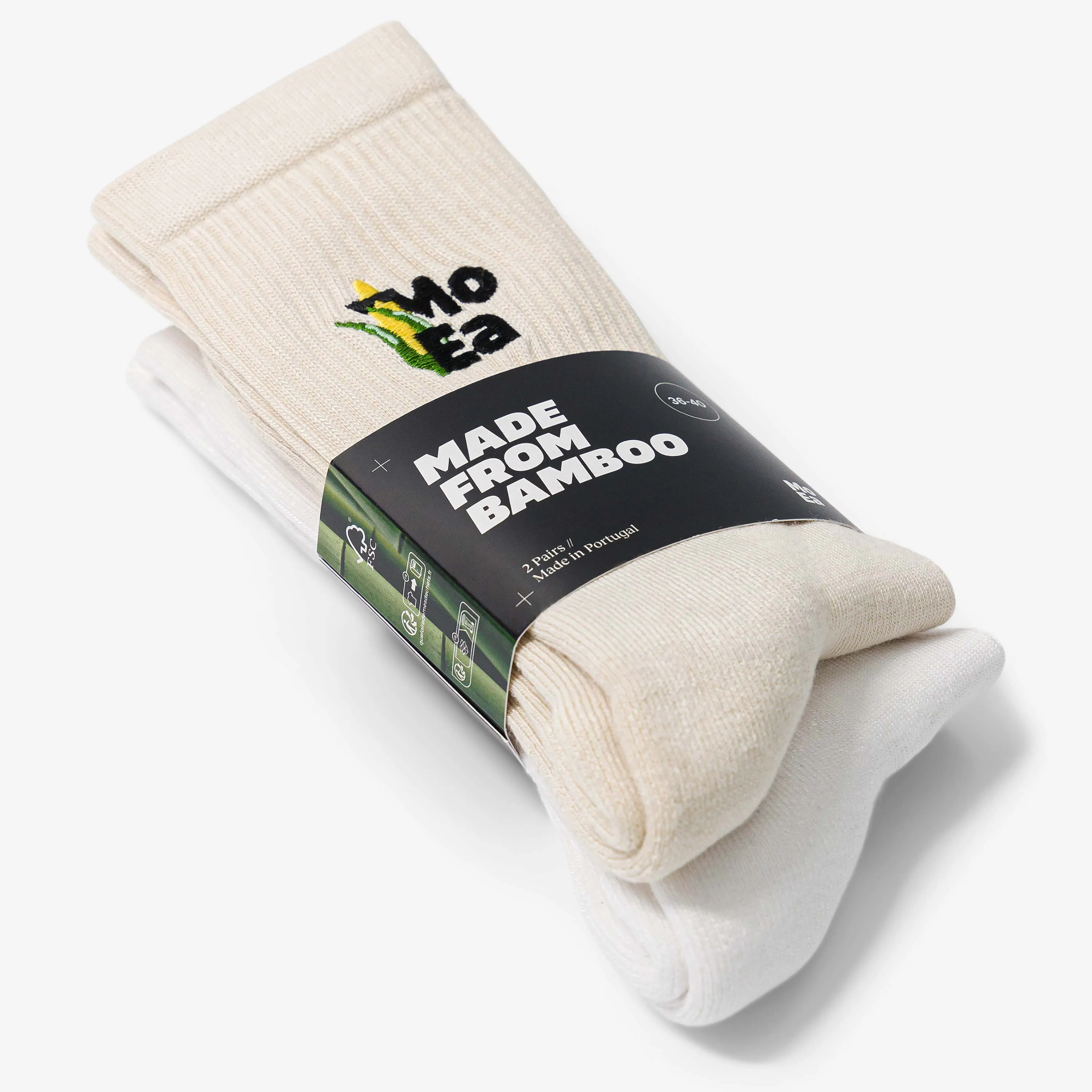 Bamboo socks x2 pairs - Corn Bundle