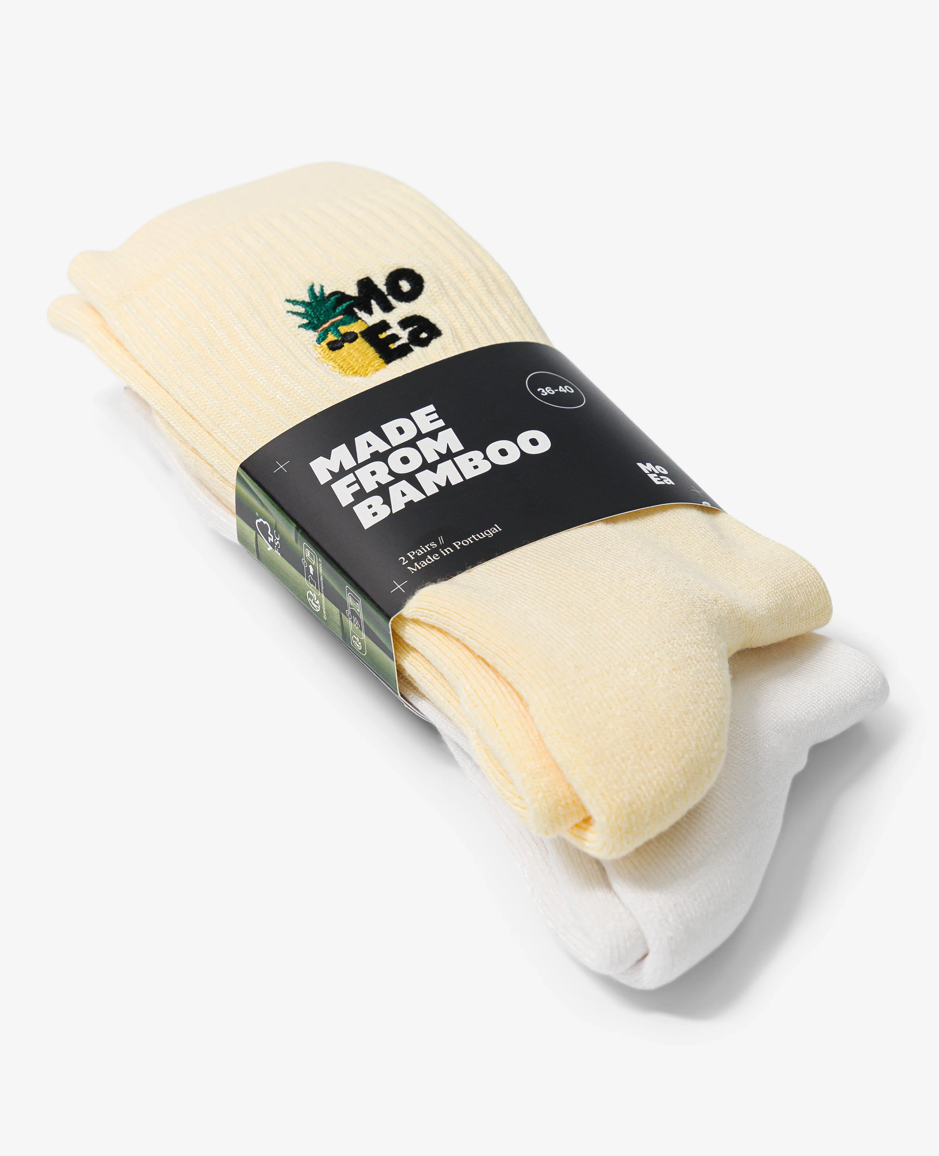 Bamboo socks x2 pairs - Pineapple Bundle