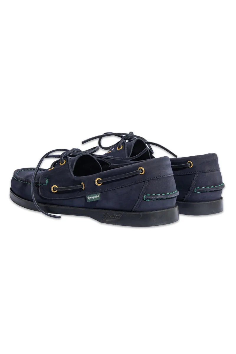 Barth Nubuck Leather - Marine Blue