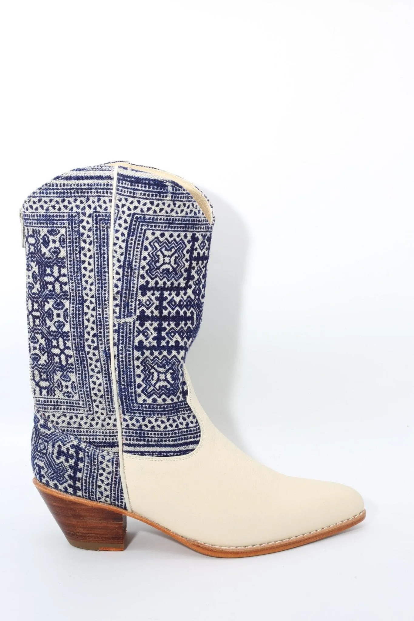 BATIK INDIGO WESTERN BOOTS MOLI