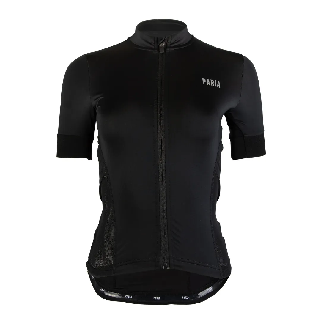 Black Womens Cycling Jersey - RAW