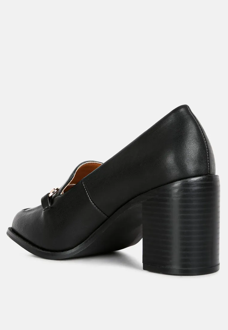 Boss Fav Classic Block Heel Loafers