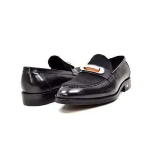 British Walkers Boss Men's Black Leathe Loafers