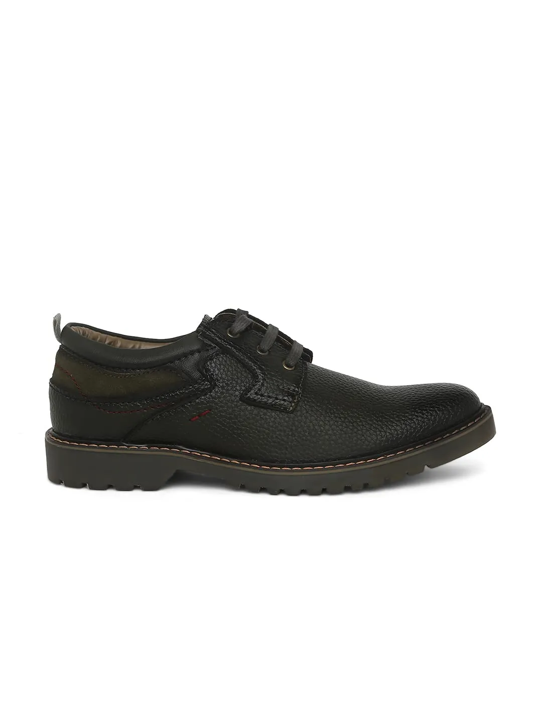 Buckaroo: Stefan Premium Vegan Synthetic Olive Casual Shoes for Mens