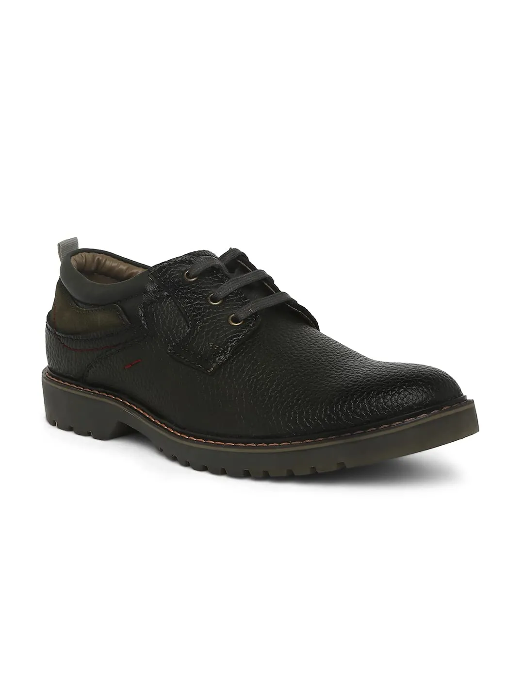 Buckaroo: Stefan Premium Vegan Synthetic Olive Casual Shoes for Mens