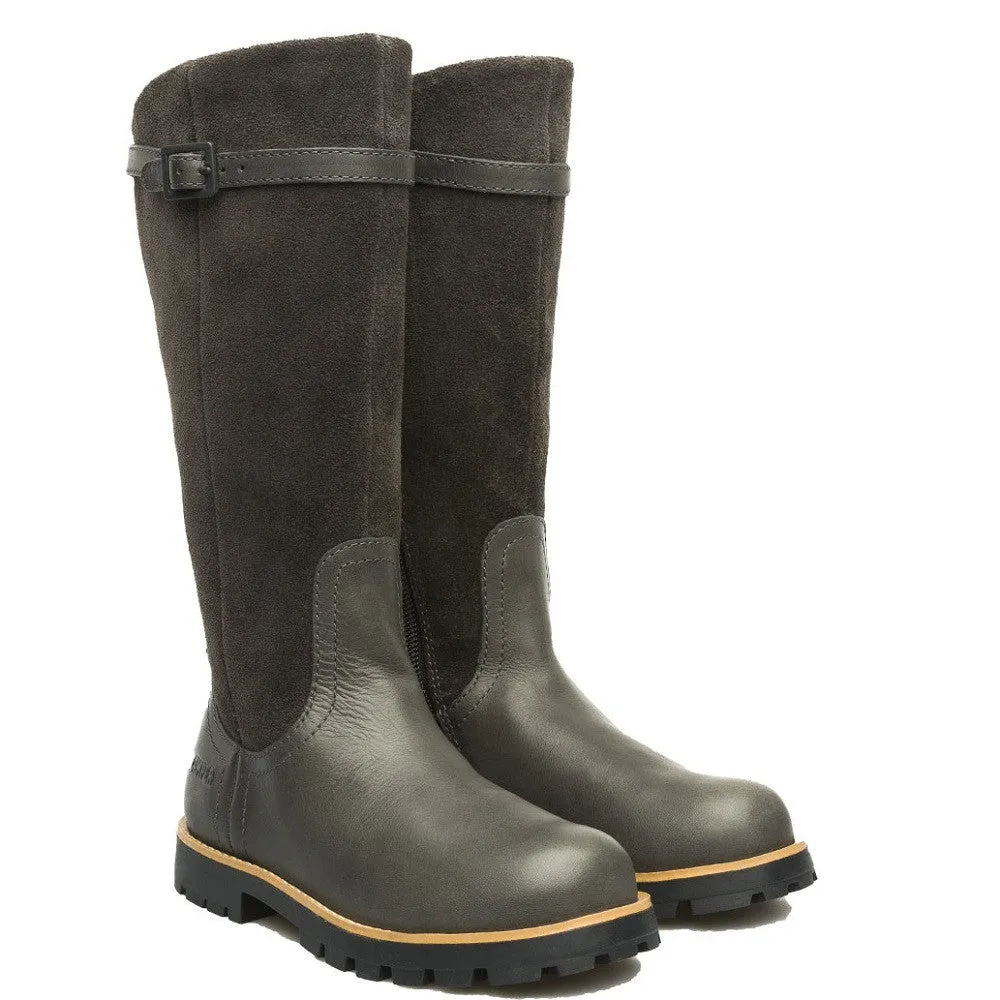 Camper Compas Cont Grey Biker Knee Boots