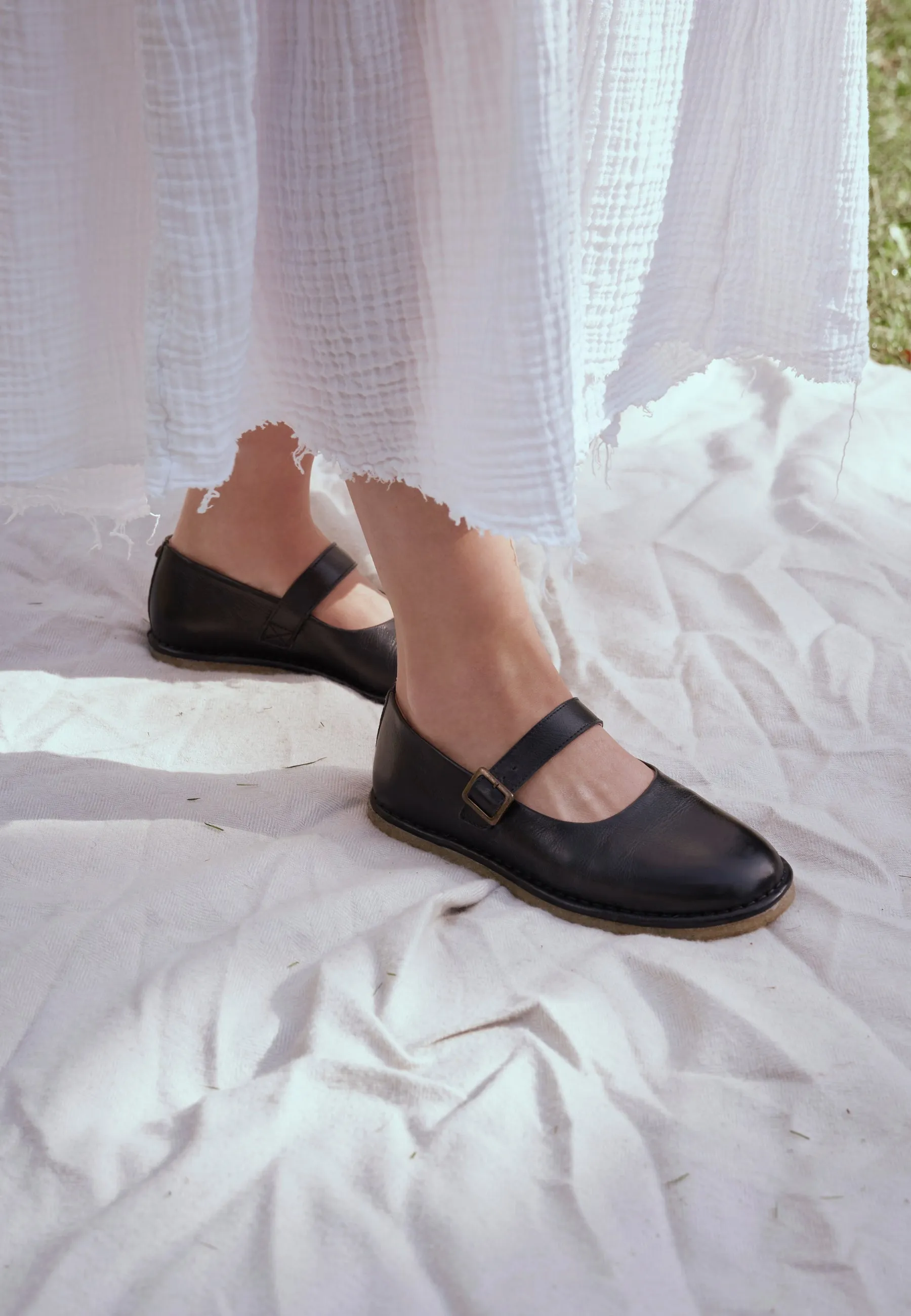 Casdora Black Mary Jane Loafers