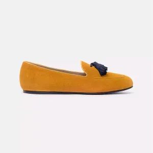 Charles Philip Yellow Leather Moccasin