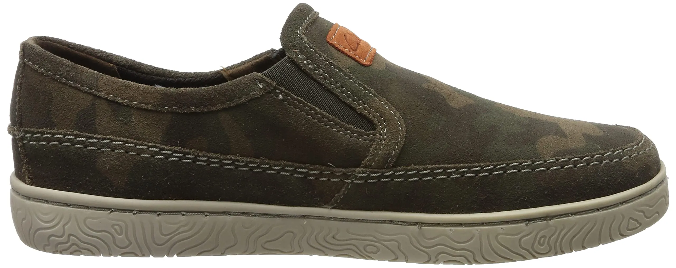 Clarks Mens Hodson Step Olive Camo (261721597) UK-11