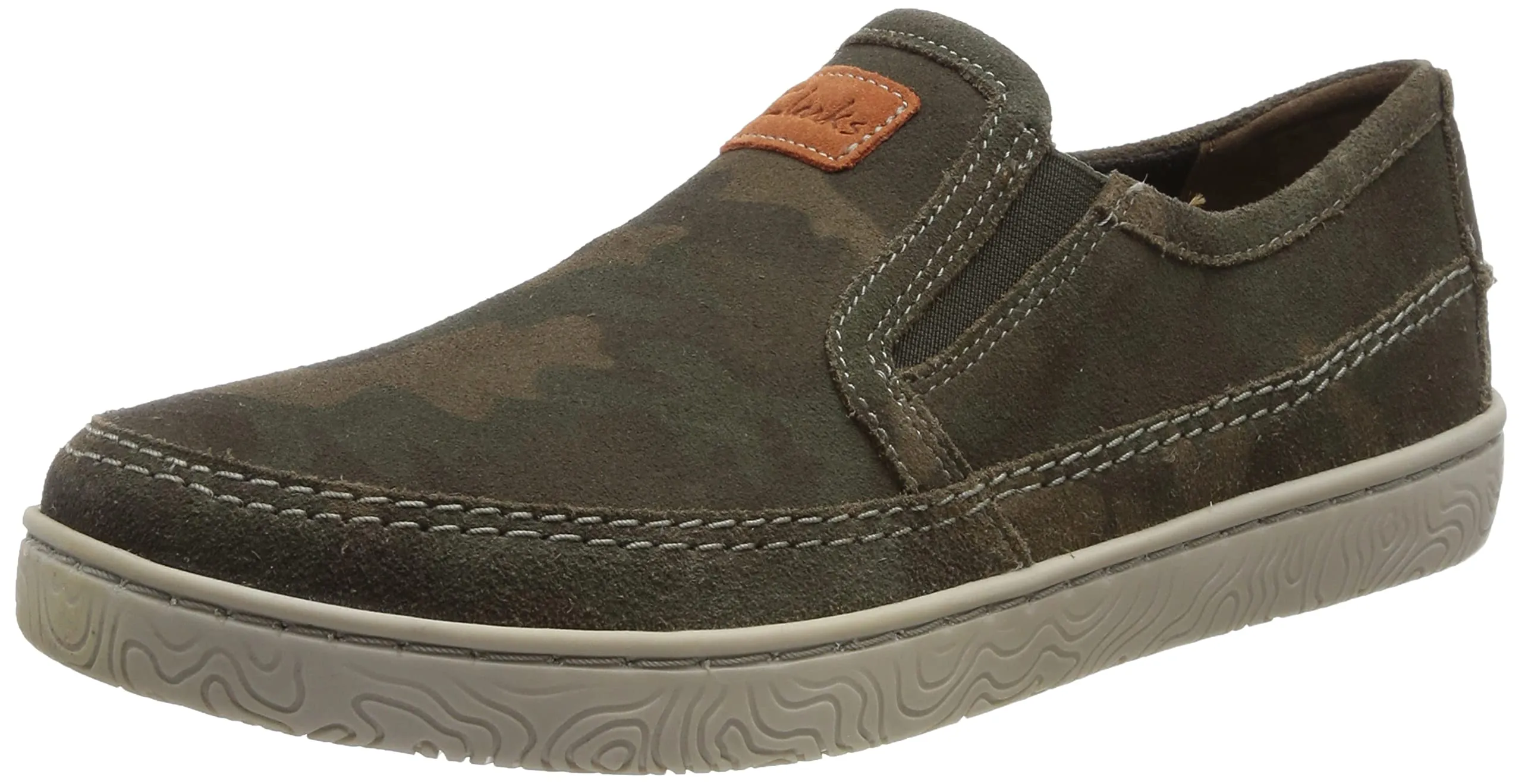 Clarks Mens Hodson Step Olive Camo (261721597) UK-11