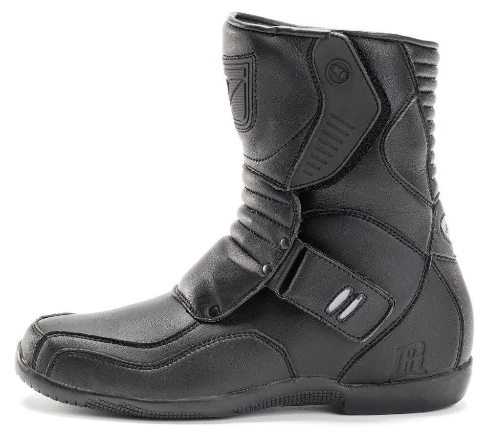 Close Out Joe Rocket Men's Solid Black Leather Mercury Motorcycle Boots