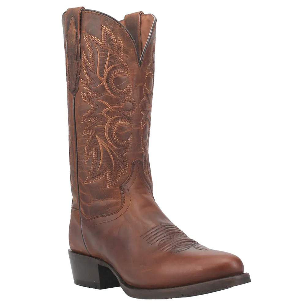 Cottonwood Embroidered Round Toe Cowboy Boots