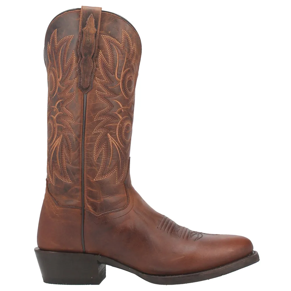 Cottonwood Embroidered Round Toe Cowboy Boots