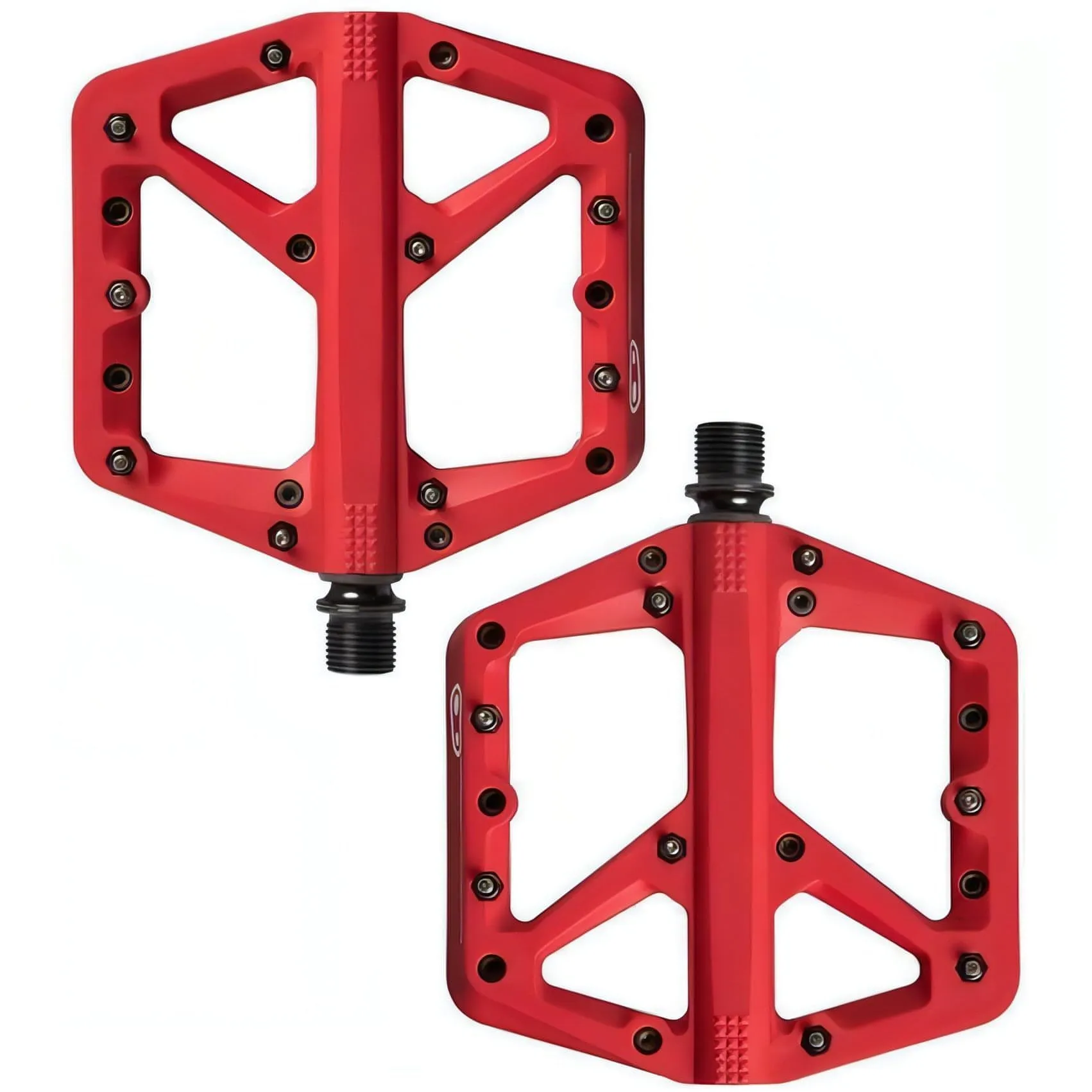 CrankBrothers Stamp 1 Large Flat Pedals - Red