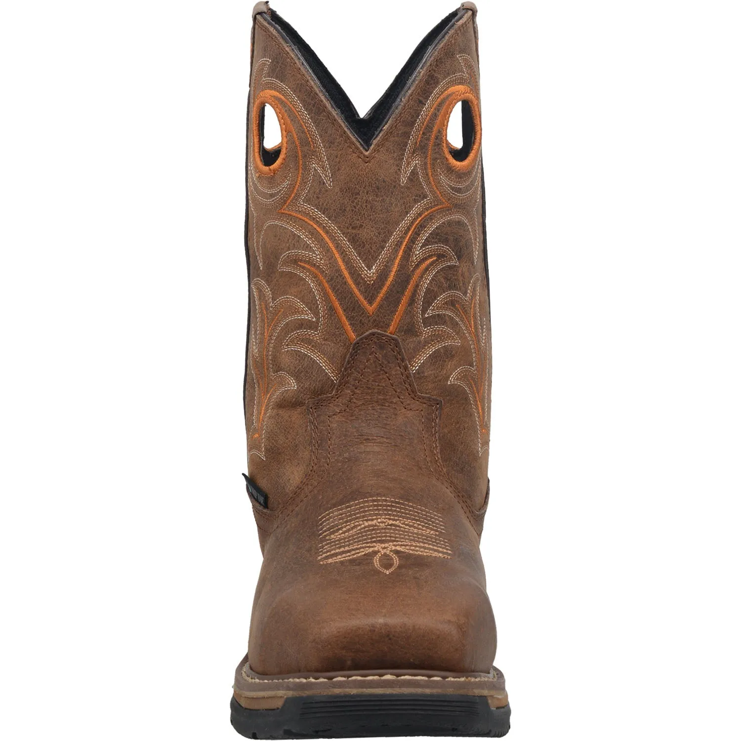 Dan Post Mens Brown Storms Eye 11in Waterproof Cowboy Boots Leather