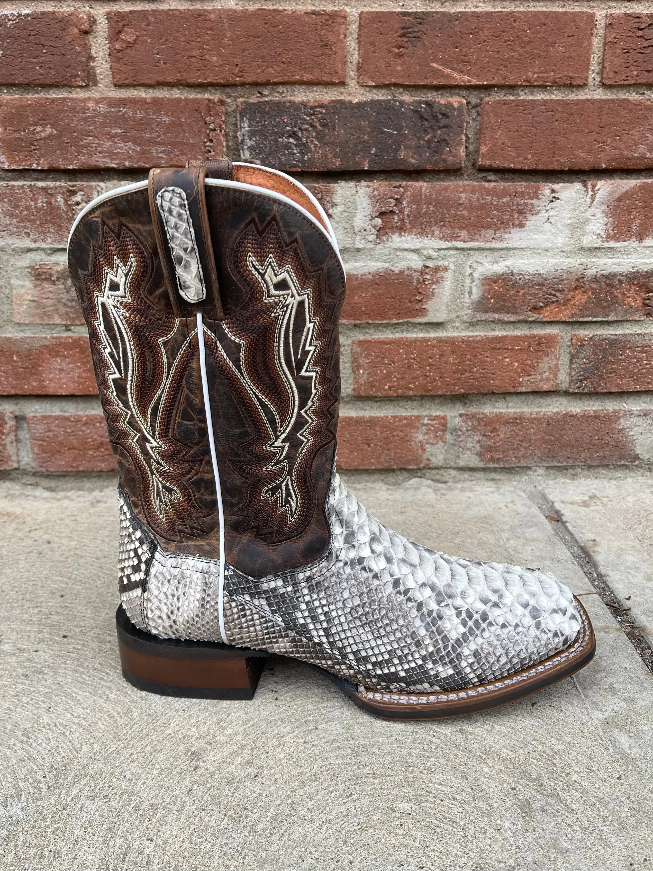 Dan Post Men's Brutus Python Square Toe Cowboy Boots DP4917