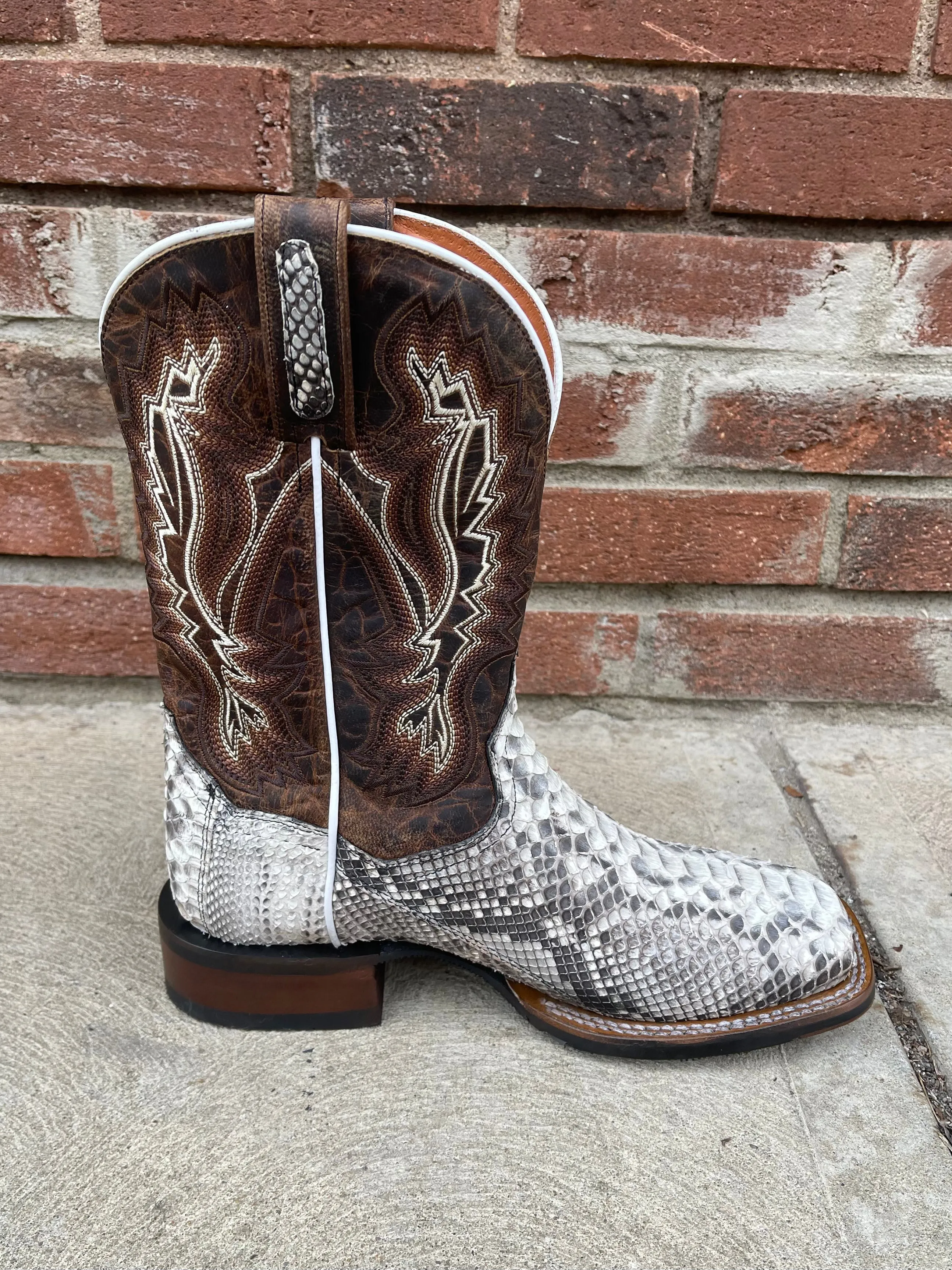 Dan Post Men's Brutus Python Square Toe Cowboy Boots DP4917