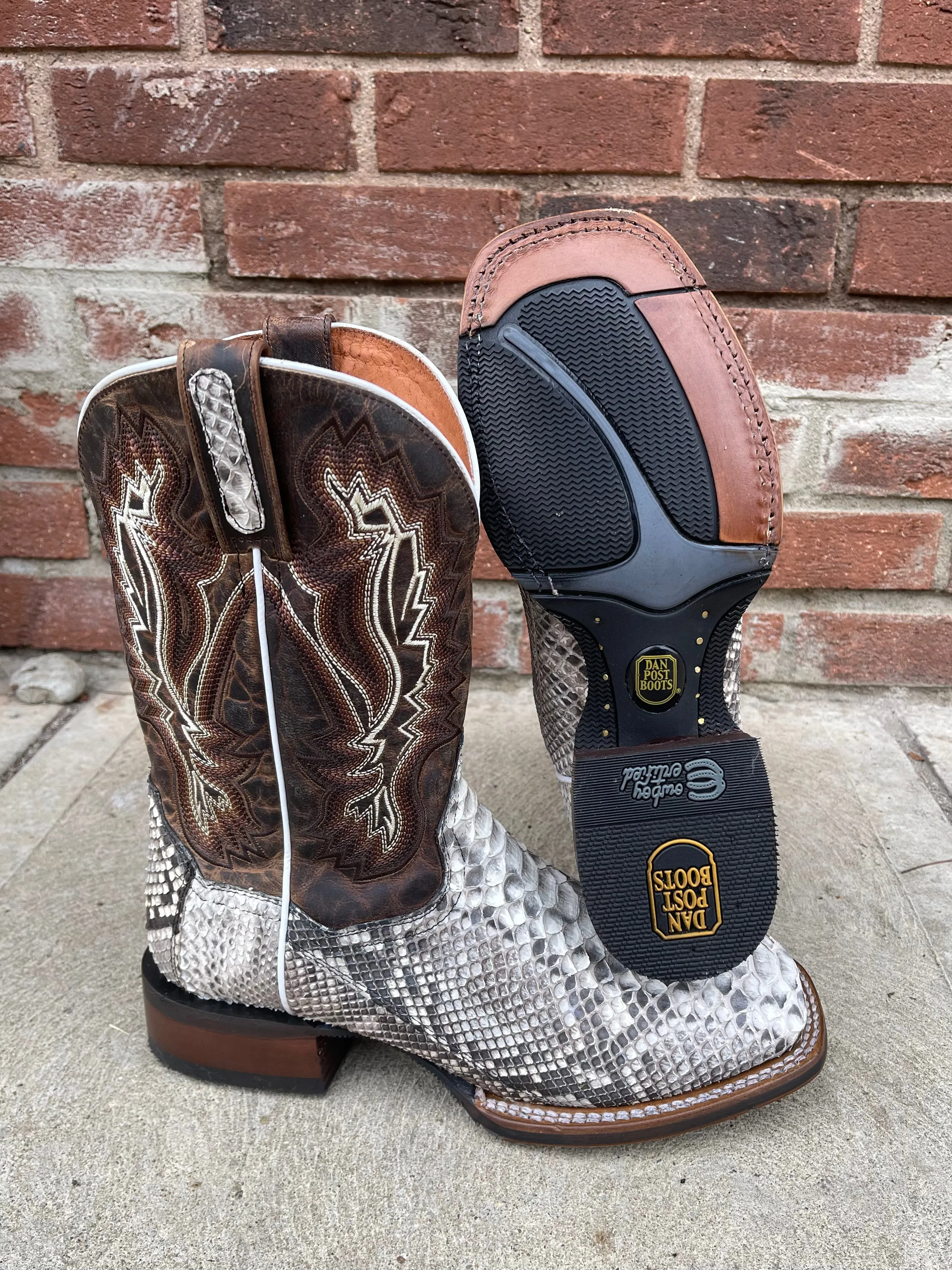 Dan Post Men's Brutus Python Square Toe Cowboy Boots DP4917