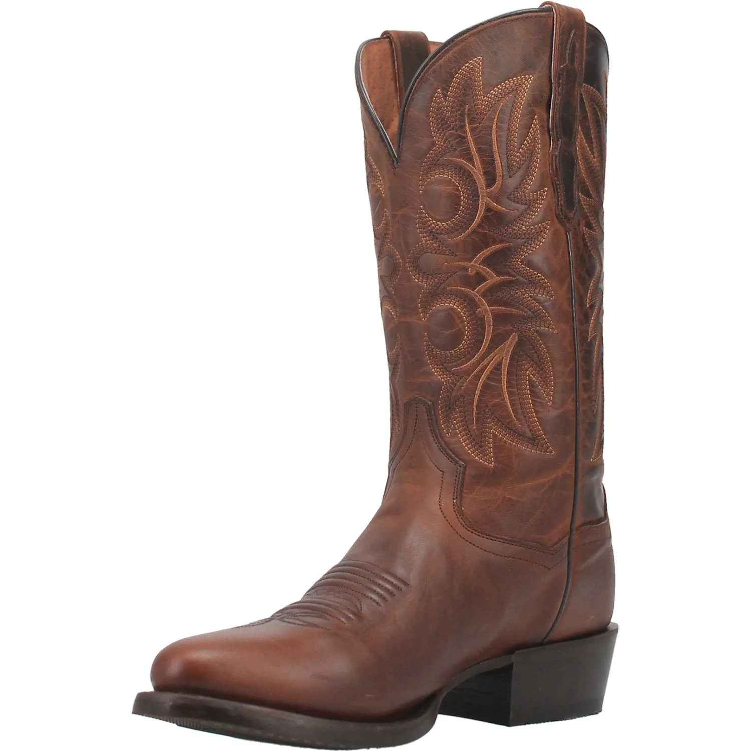 Dan Post Mens Cottonwood Cowboy Boots Leather Rust