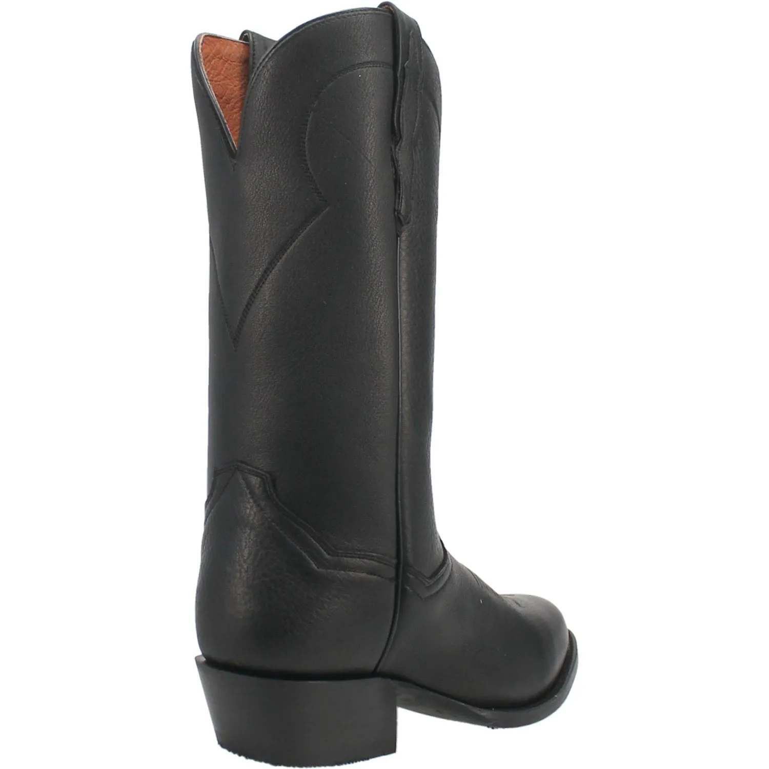 Dan Post Mens Pike Black Leather Cowboy Boots