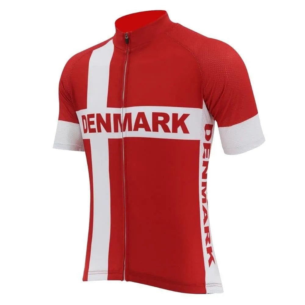 Denmark Flag Cycling Jersey