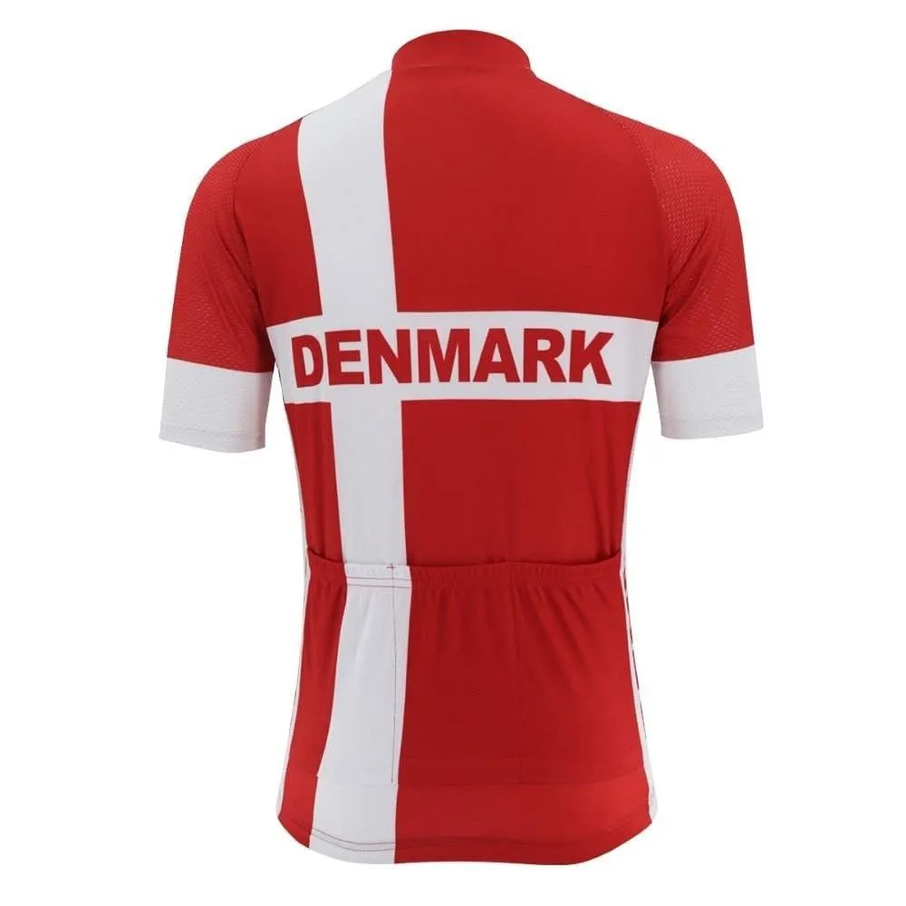 Denmark Flag Cycling Jersey