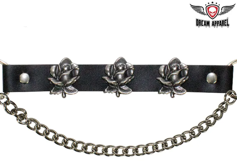 Detailed Rose Boot Chains