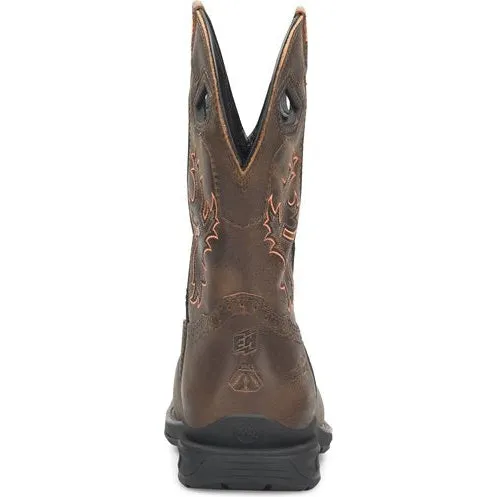 Double H Men's Phantom Rider 11" WP Comp Toe Metguard Work Boot -Brown- DH5379