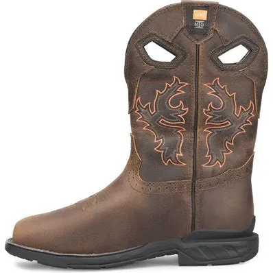 Double H Men's Phantom Rider 11" WP Comp Toe Metguard Work Boot -Brown- DH5379