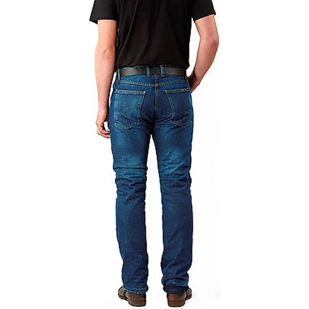 Draggin Holeshot Riding Denim Jeans Blue