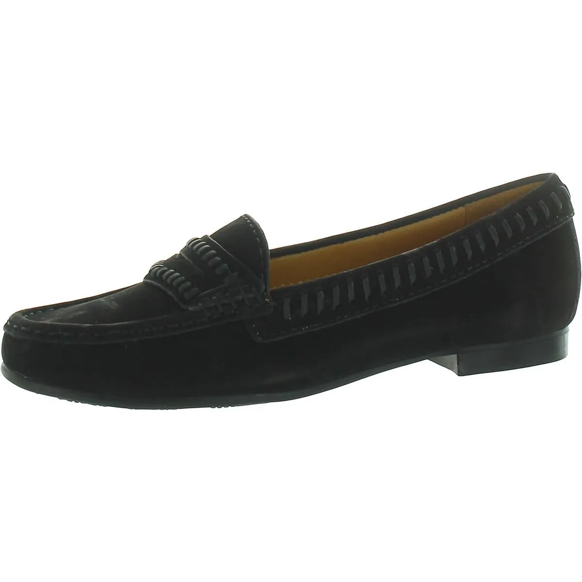 Driver Club USA Womens Maple Ave Leather Slip-On Moccasins