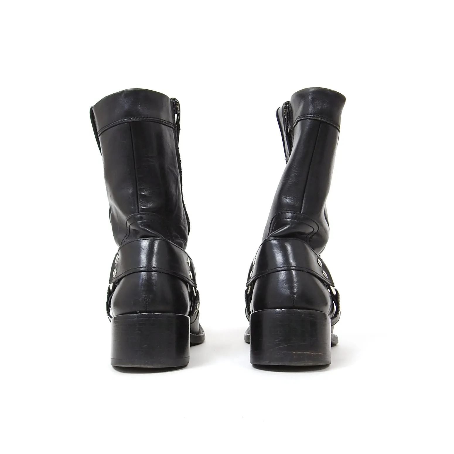 DSquared2 Leather Biker Boots Size 42